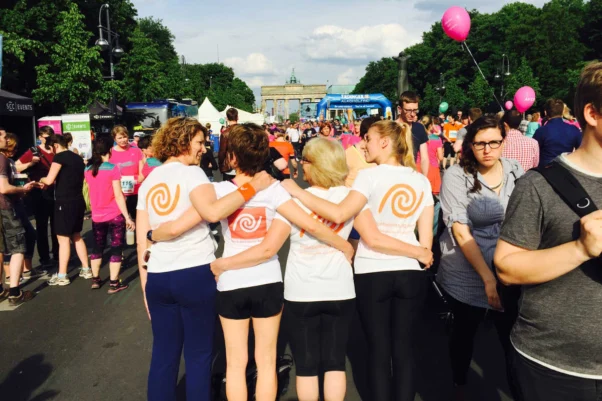 Unser Team am Ziel